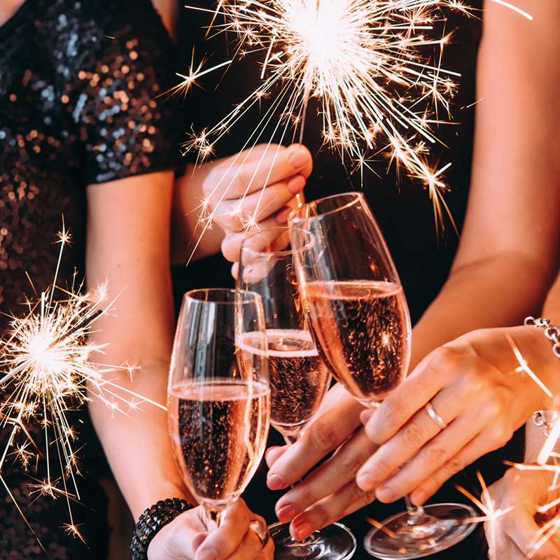 Hogmanay Glitz and Glamour Menu Image
